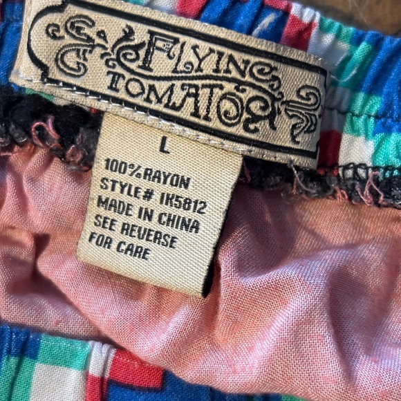 Flying Tomato Multicolor Patterned Maxi Skirt - Picture 3 of 4